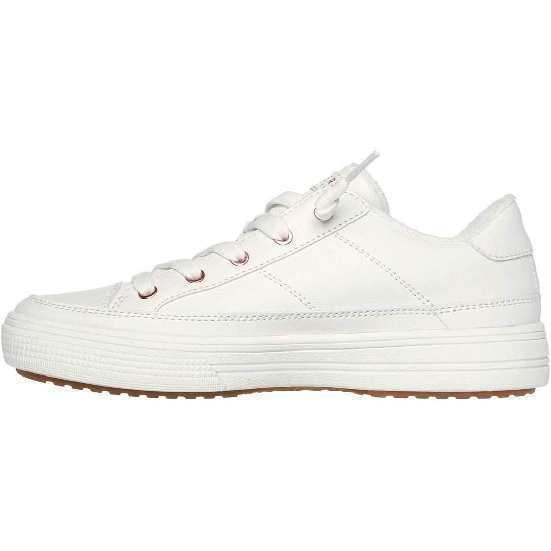Women's Wide Fit Skechers 177189 Arch Fit Arcade On My Way Trainers in Black - Image 9