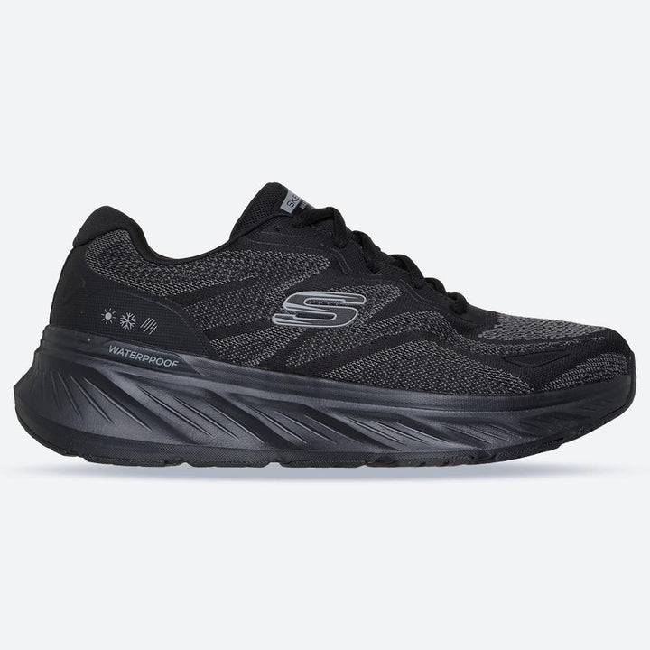 Men's Relaxed Fit Skechers 232842 Waterproof Edgeride Konzo Trainers in Black - Image 1