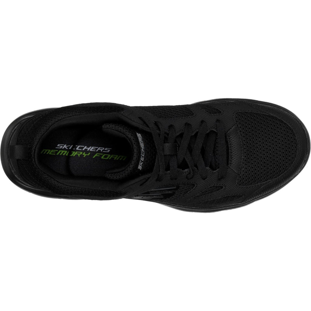 Men's Wide Fit Skechers 52812 Summits South Rim Sports Trainers - Black in Black/Black - Image 5