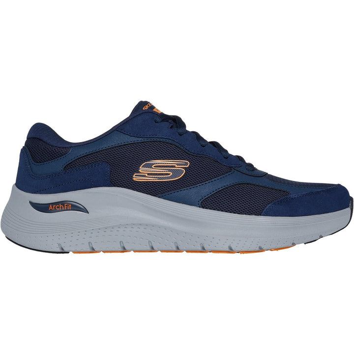Men's Wide Fit 232702 Skechers Arch Fit 2.0 The Keep Walking Trainers in Olive - Image 1