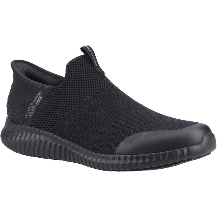 Men's Wide Fit Skechers 200171 Slip-ins Cessnock Rylind SR Work Trainers in Black - Image 1