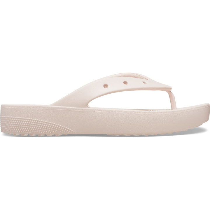Women's Crocs 207714 Classic Platform Flip Flop in Bone - Image 1