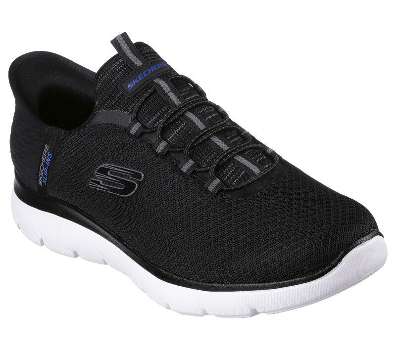 Men's Wide Fit Skechers 232457 Slip-ins Summits High Range Trainers in Black - Image 3