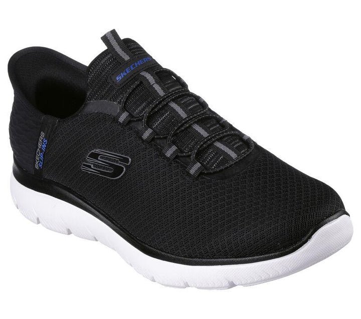 Men's Wide Fit Skechers 232457 Slip-ins Summits High Range Trainers in Black - Image 1
