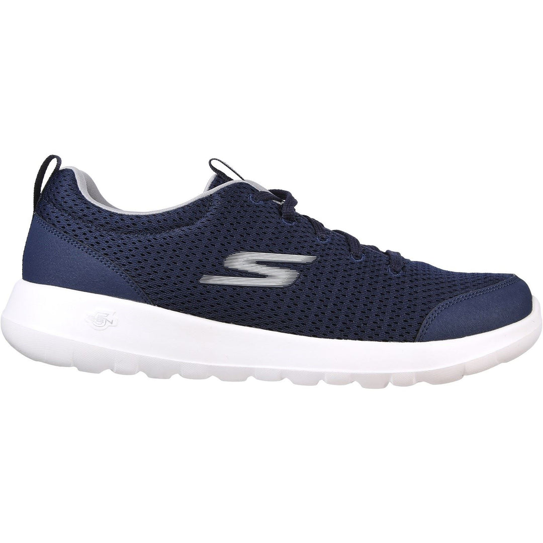 Men's Wide Fit Skechers 216231 Go Walk Max - Progressor Trainers in Navy/Grey - Image 2