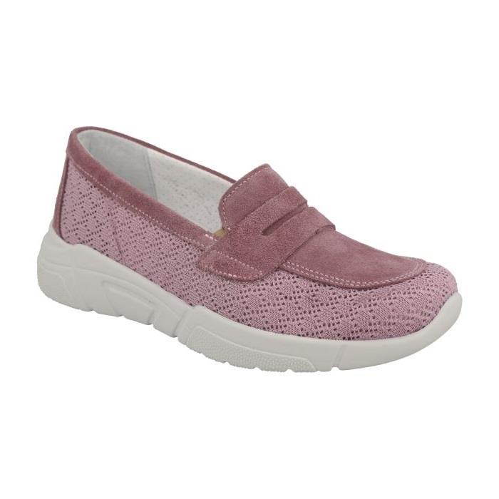 Women's Wide Fit DB Crane Shoes in Beige - Image 1