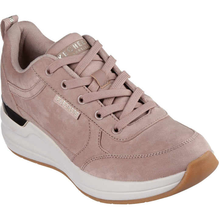 Women's Wide Fit Skechers 177349 Billion 2 Trainers in Taupe - Image 1