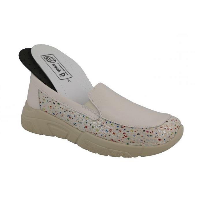 Women's Wide Fit DB Beetle Loafer Shoes in Sky Blue - Image 1