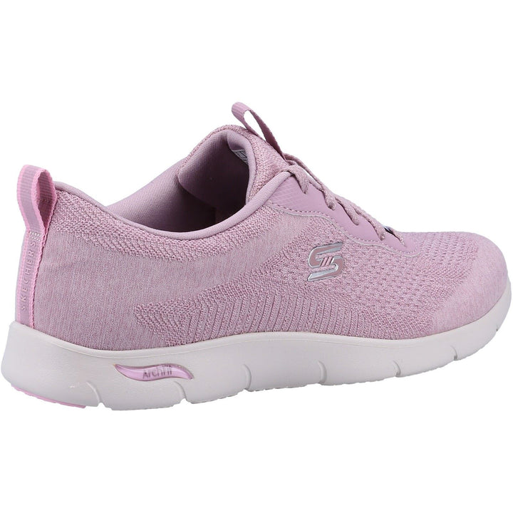 Women's Wide Fit Skechers 104272 Arch Fit Refine Trainers - Mauve in Mauve - Image 1