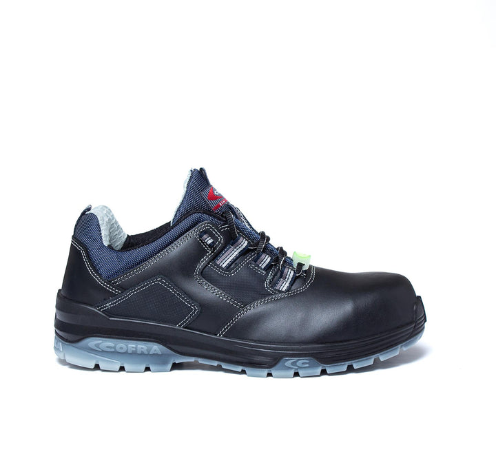 Mens Wide Fit Cofra RAP Safety Shoes in Black - Image 1
