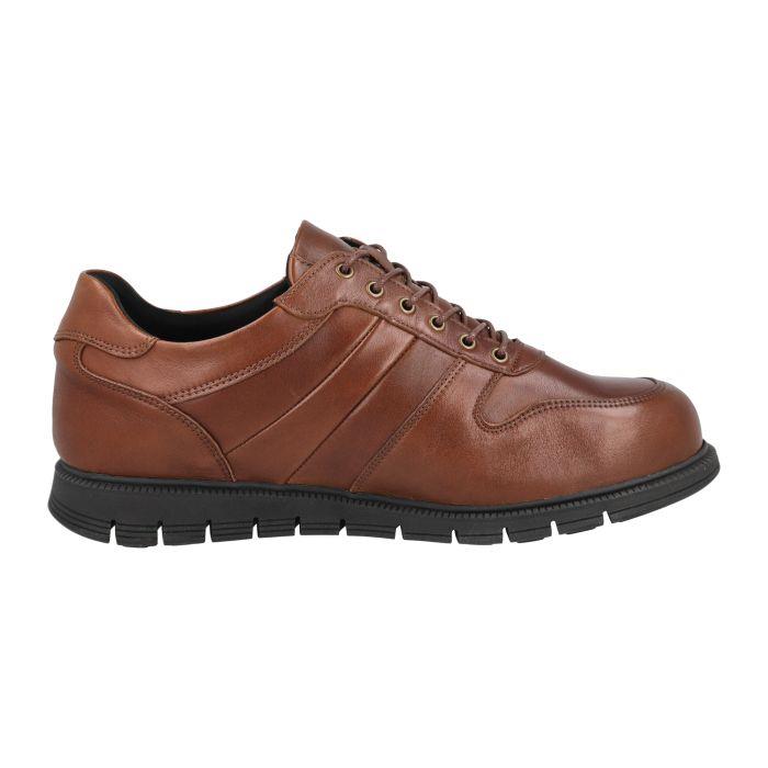 Men's Wide Fit DB Rupert Shoes in Black Leather - Image 10