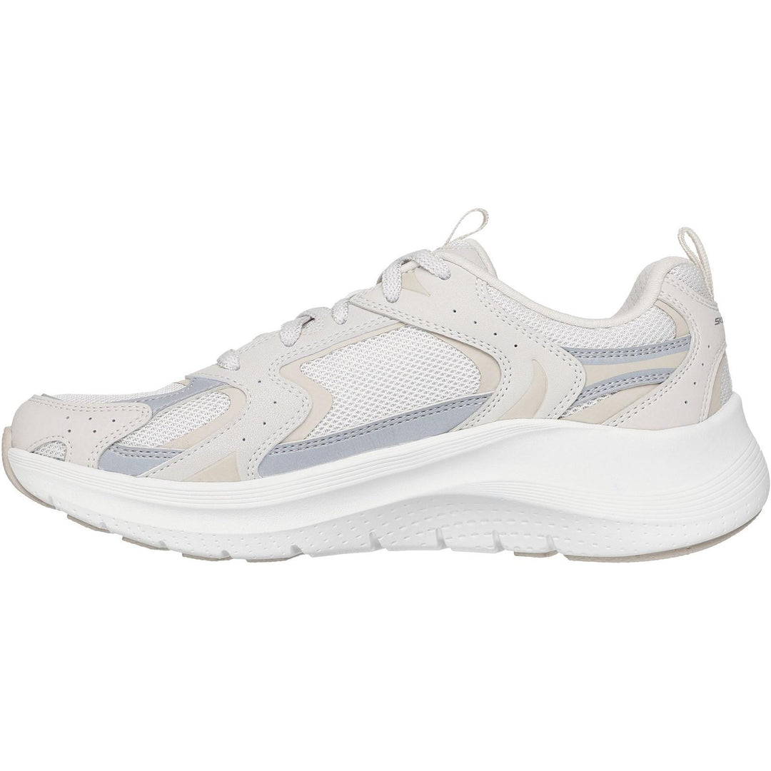Women's Wide Fit Skechers 150332 Arch Fit 2.0 Vintage Luxe Trainers in Black/Rose Gold - Image 12