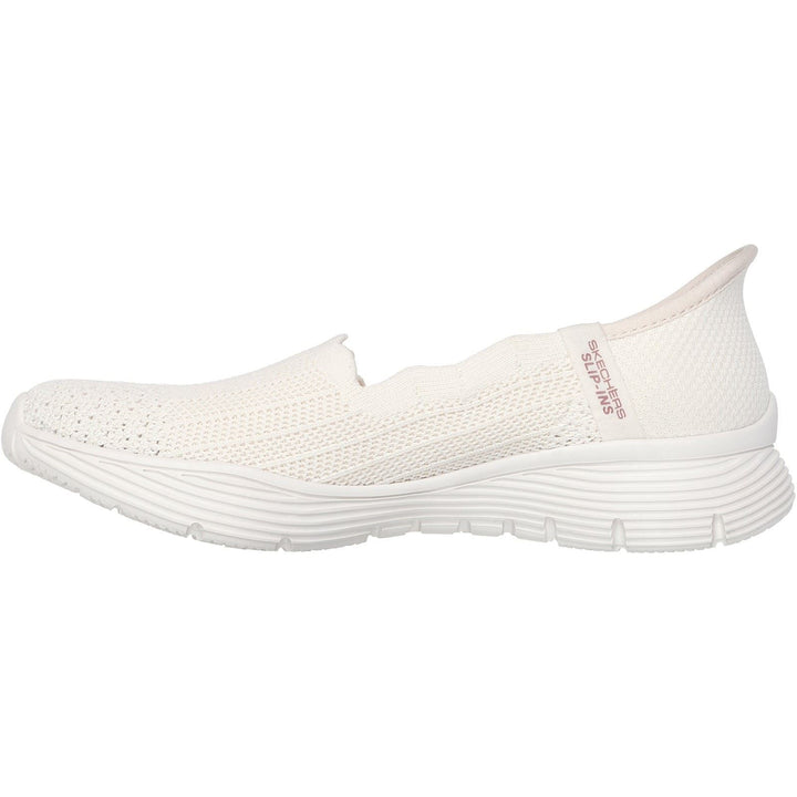 Women's Wide Fit Skechers 158980 Slip-ins Seager Believe It Shoes in Black - Image 1