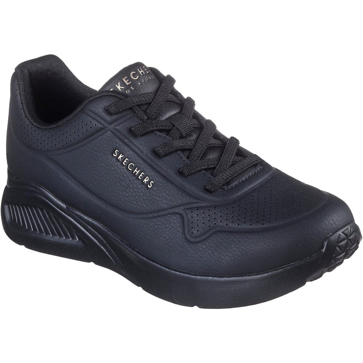 Women's Wide Fit Skechers 177289 Uno Lite Lite Work Trainers in Blush - Image 1