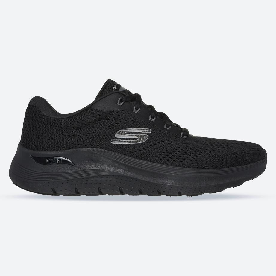 Men's Wide Fit Skechers 232700 Arch Fit 2.0 Walking Trainers in Black - Image 1