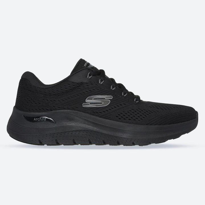 Men's Wide Fit Skechers 232700 Arch Fit 2.0 Walking Trainers in Black - Image 1
