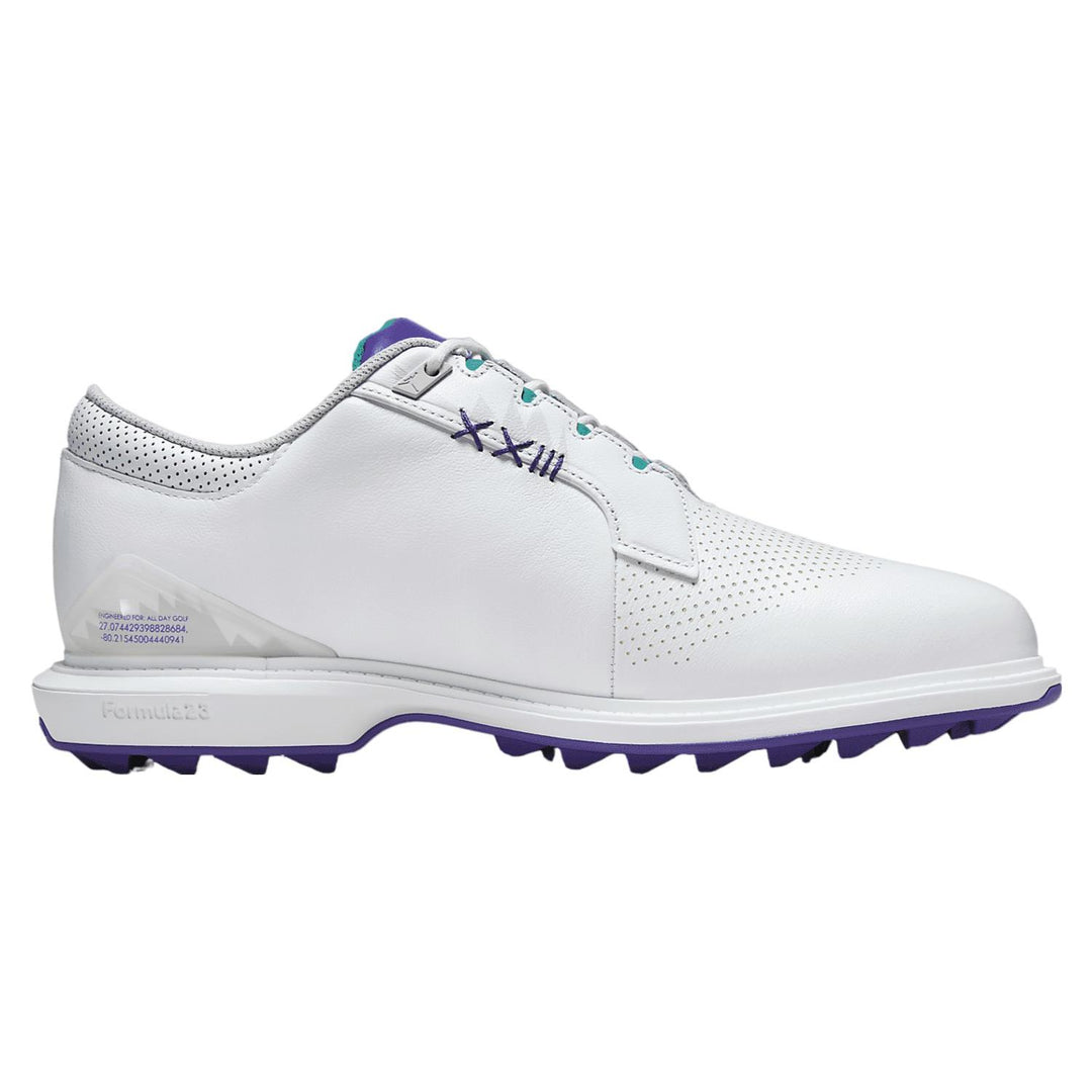 Men's Wide Fit Nike FQ7874-100 Jordan Adg 5 Waterproof Golf Shoes in White - Image 2