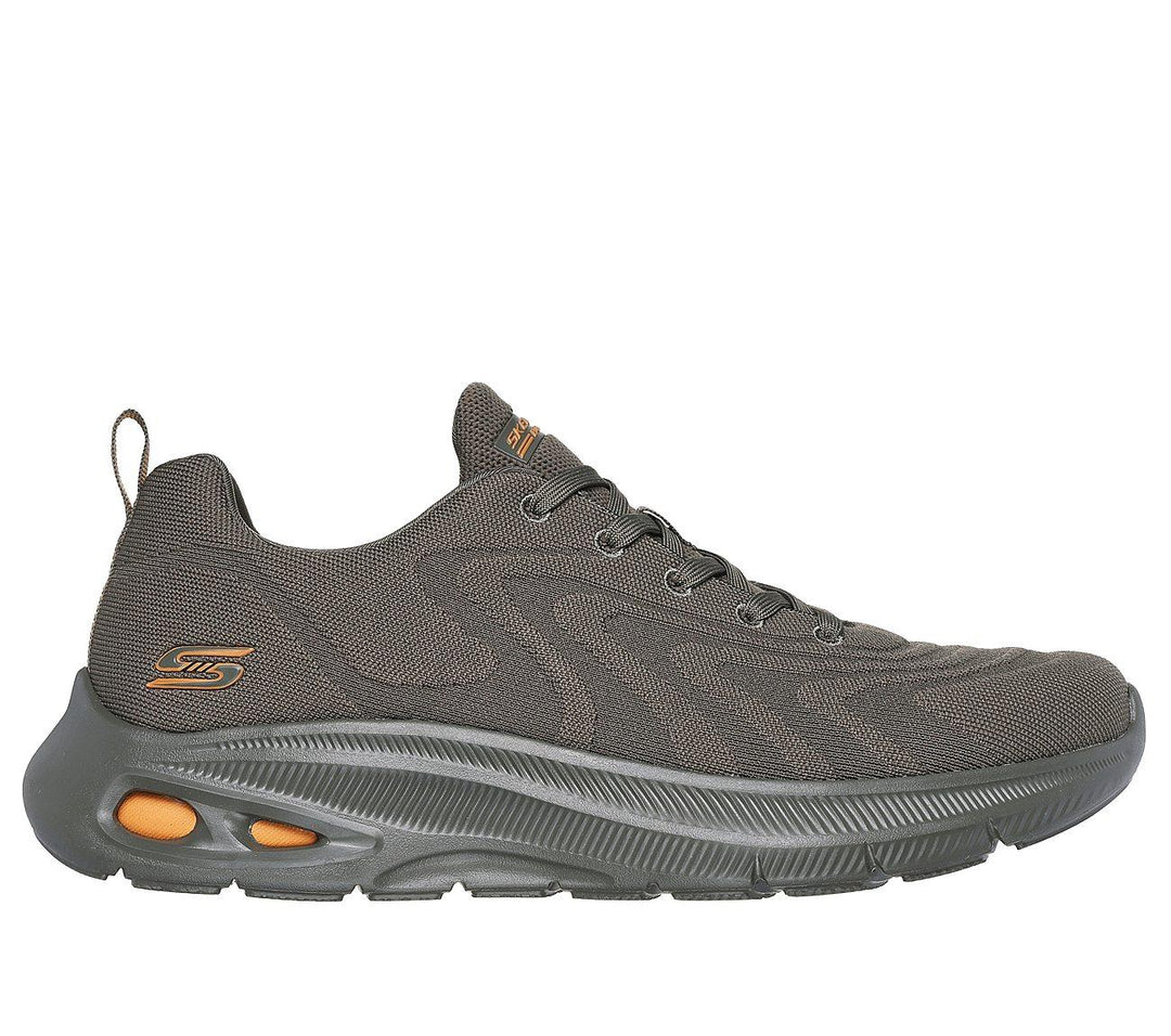 Men's Wide Fit Skechers 118075 Bobs Unity Trainers in Olive - Image 2
