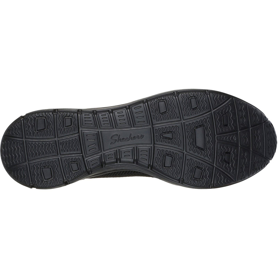 Women's Wide Fit Skechers 158980 Slip-ins Seager Believe It Shoes in Black - Image 6