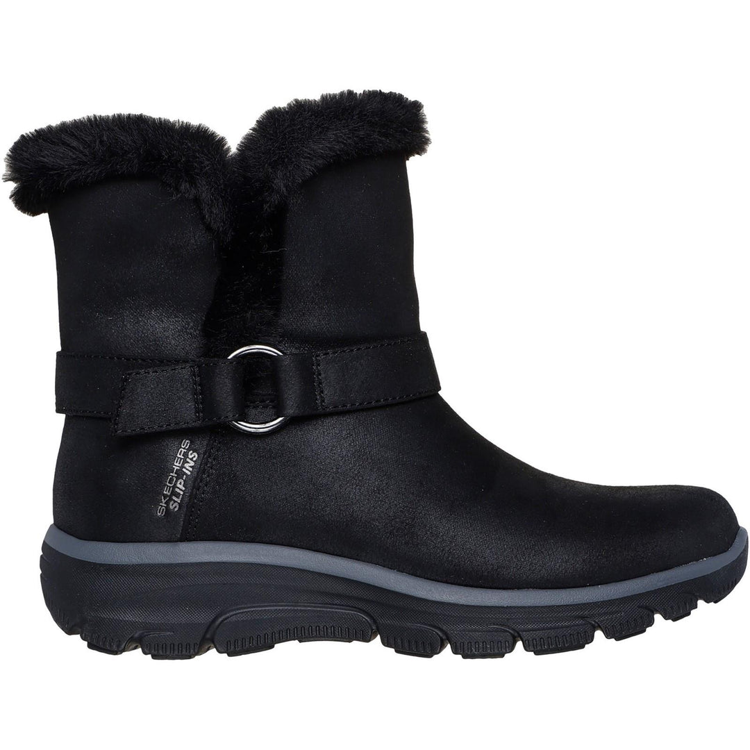 Women's Relaxed Fit Skechers 168045 Slip-ins Easy Going Dreamers Move Boots in Black - Image 2