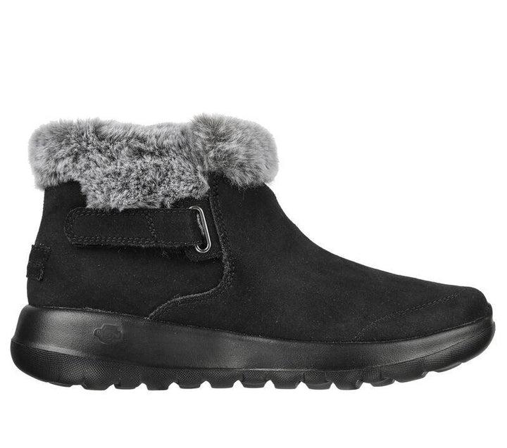 Women's Wide Fit Skechers 144041 On The Go Joy - First Glance Boots in Black/Grey - Image 1