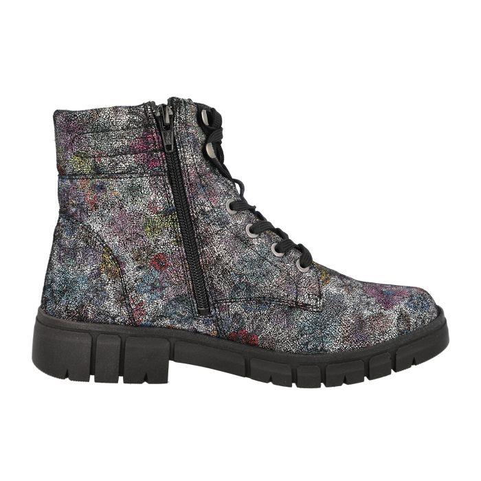 Women's Wide Fit DB Pershore Water-Resistant Boots in Black Leather - Image 9