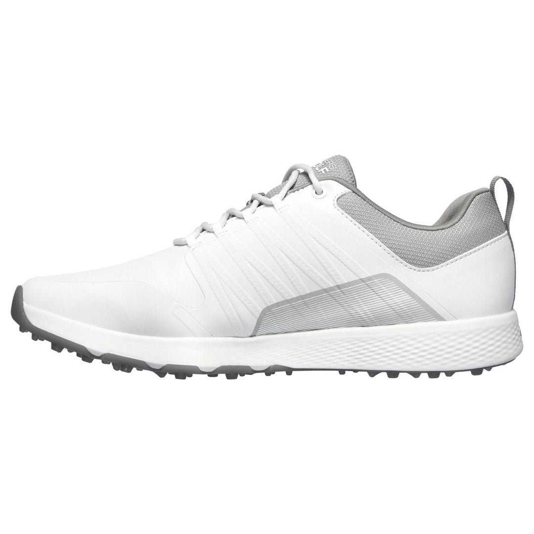 Men's Wide Fit Skechers 214022 Elite 4 Victory Go Golf Trainers in White/Grey - Image 4