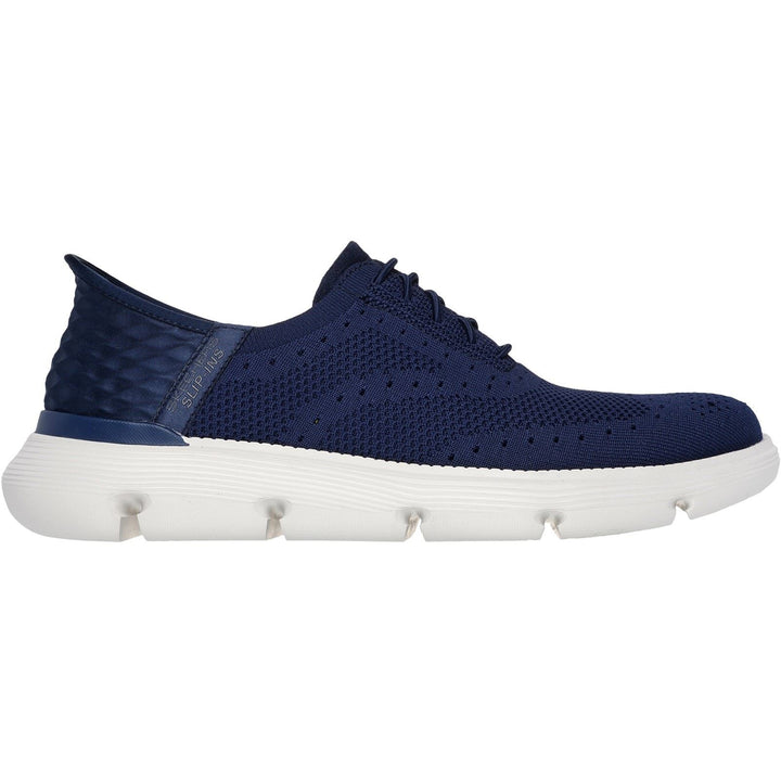 Men's Wide Fit Skechers 205303 Slip-ins Garza Palma Trainers in Navy - Image 1