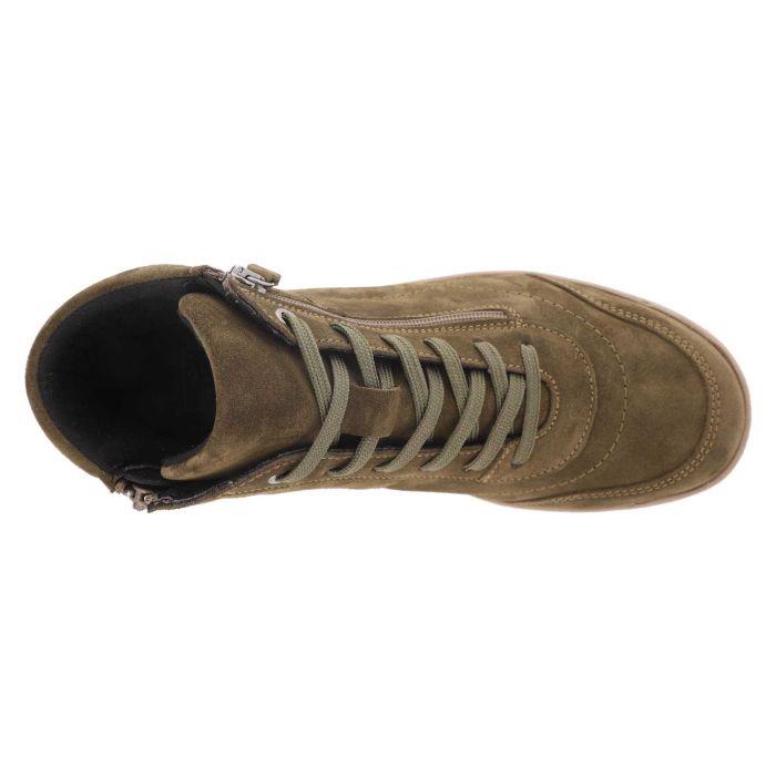 Women's Wide DB Fit Amber Ankle Zip Boots in Grey Suede - Image 1