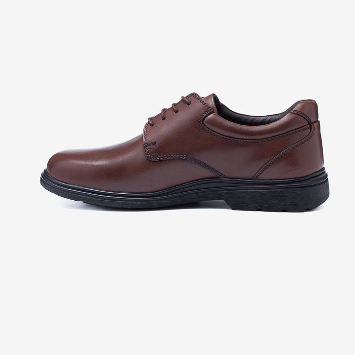 Mens Wide Fit Tredd Well Simon Lace Up Shoes in Black - Image 1