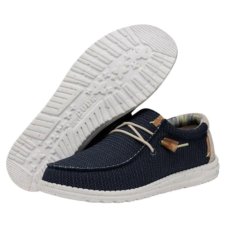 Men's Heydude Classic Wally Stretch Shoes in Ivory - Image 1