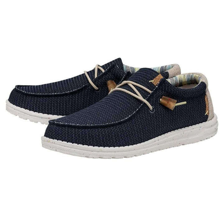 Men's Heydude Classic Wally Stretch Shoes in Ivory - Image 1