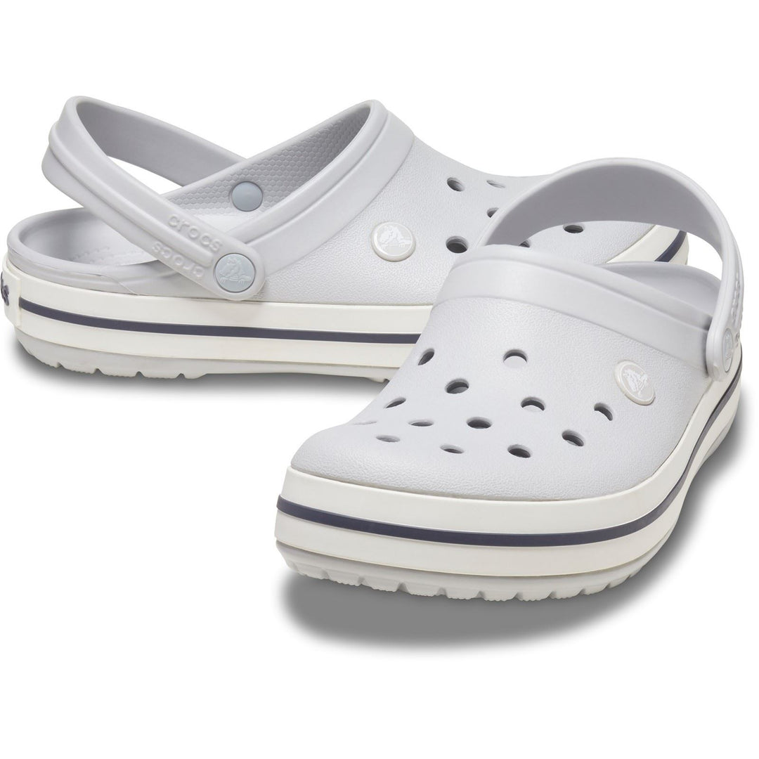 Men's Crocs 11016 Crocband Clog Sandals in White - Image 10