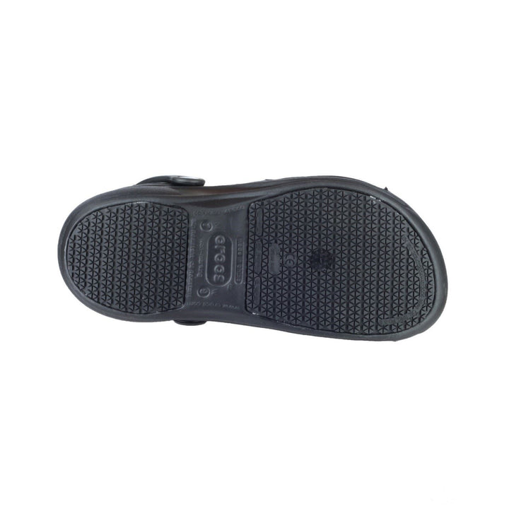 Men's Crocs 10075 Bistro Work Clog Sandals in Black - Image 1