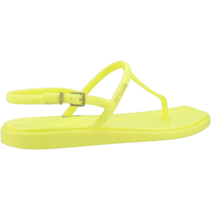 Women's Crocs 209793 Miami Thong Flip Sandals in Black - Image 1