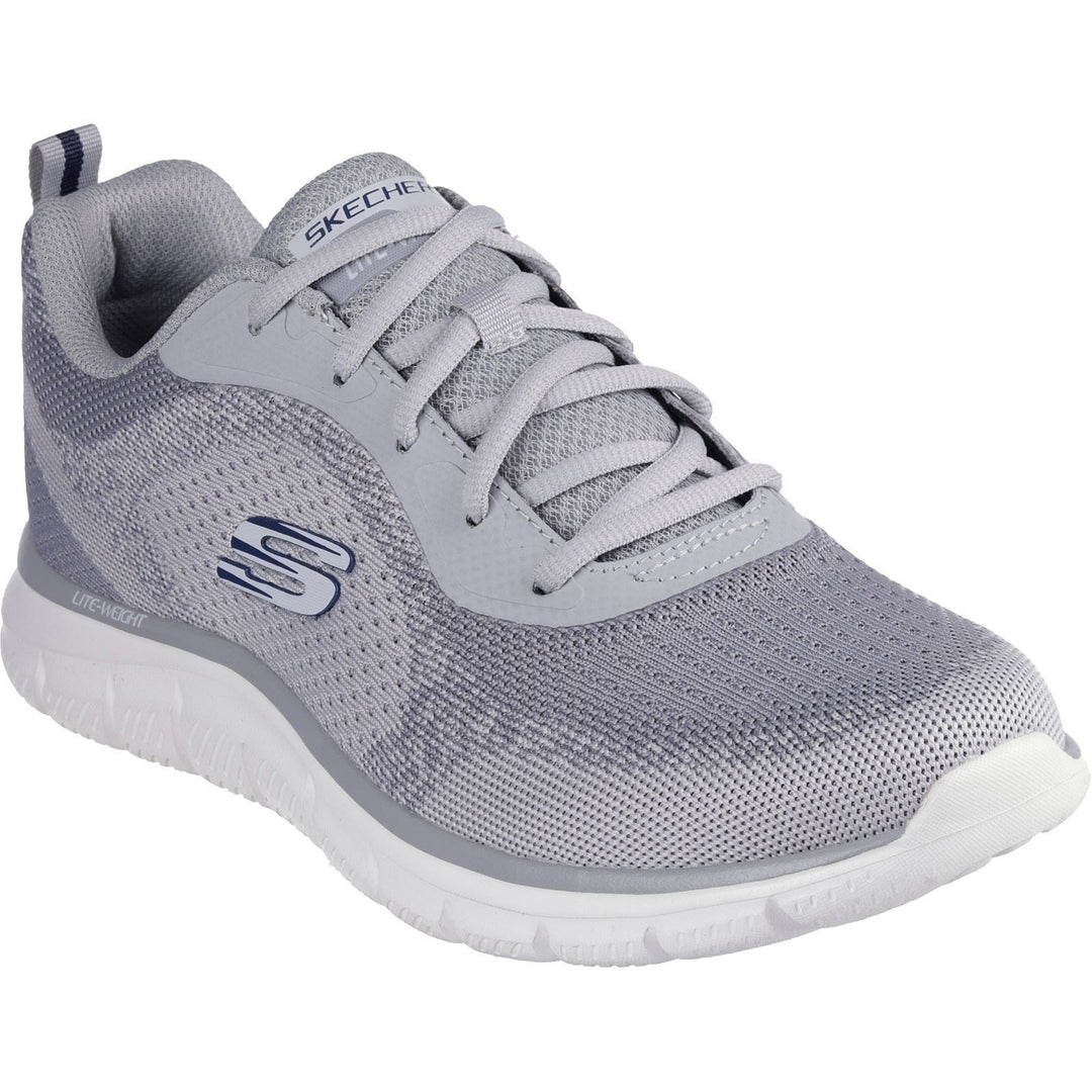 Men's Wide Fit Skechers 232699 Track Glendor Trainers in Grey - Image 3