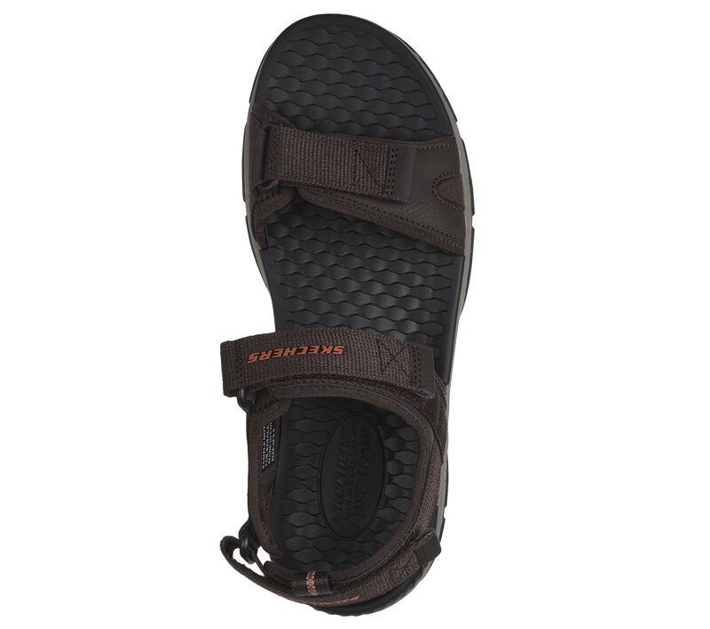 Men's Relaxed Fit Skechers 205112 Tresmen Ryer Sandals in Chocolate - Image 5