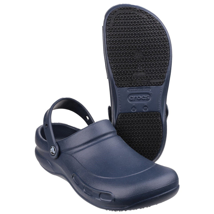 Men's Crocs 10075 Bistro Work Clog Sandals in Black - Image 1