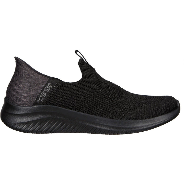 Women's Wide Fit Skechers 149708 Slip-ins Ultra Flex 3.0 Cozy Streak Trainers in Black - Image 1
