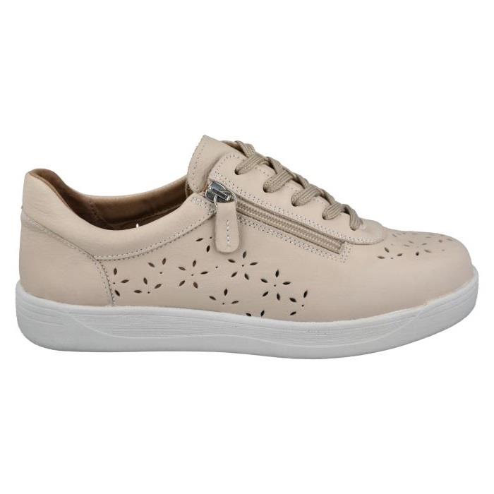 Women's Wide Fit DB Kaunas Shoes in Navy Leather - Image 5