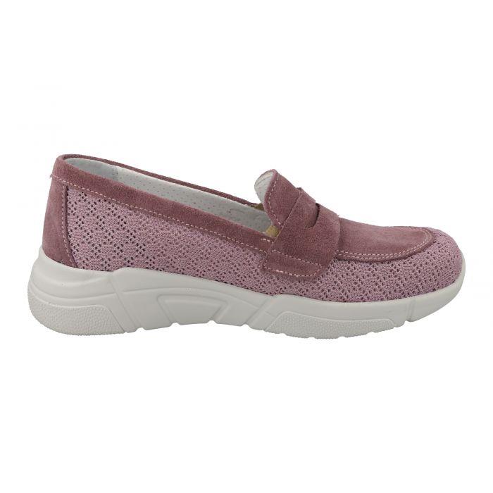 Women's Wide Fit DB Crane Shoes in Beige - Image 7