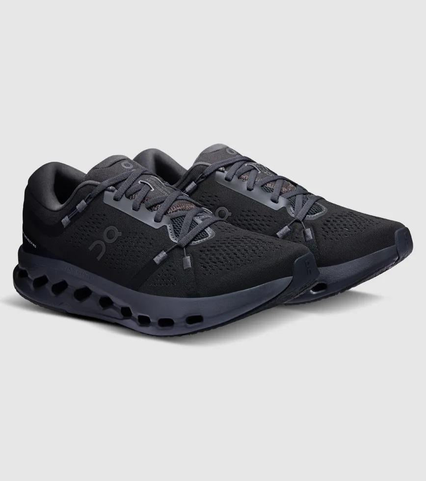 Men's Wide Fit On Cloudsurfer 2 Wide Training Shoes in Black/Black - Image 3
