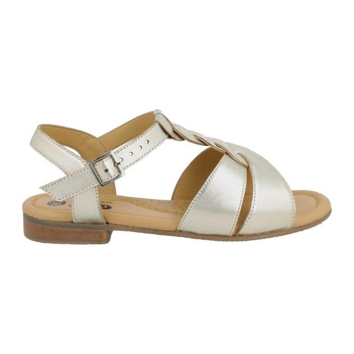 Women's Wide Fit DB Burma Sandals in Black - Image 6