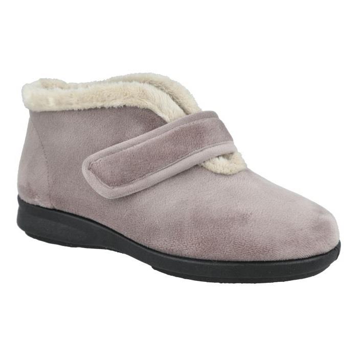 Women's Wide Fit DB Vincent Boots in Sky Blue Velour - Image 7