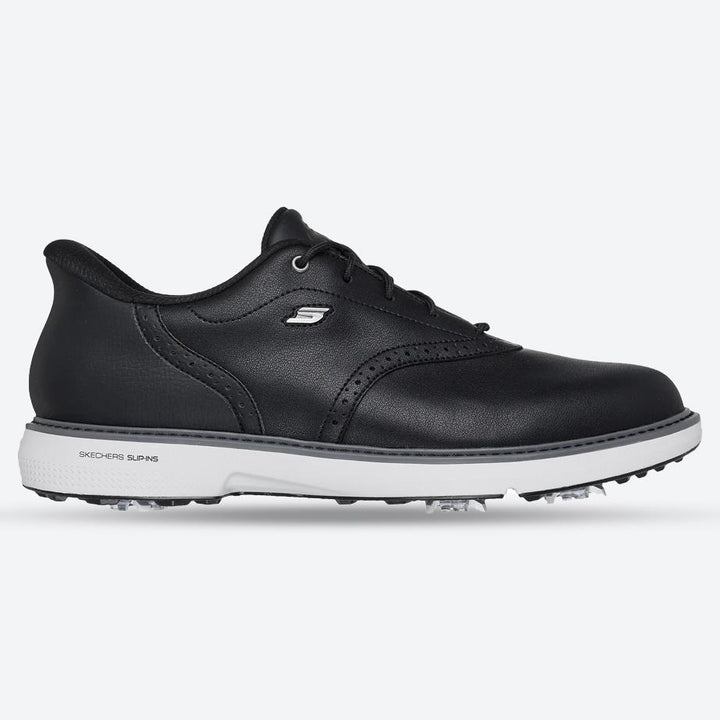 Men's Wide Fit Skechers Slip-ins 214125 Prestige Go Golf Waterproof Trainers in Black - Image 1