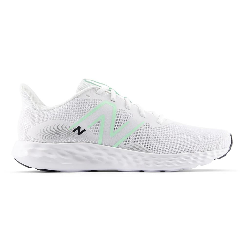 Men's Wide Fit New Balance M411RN3 Running Trainers in White - Image 2
