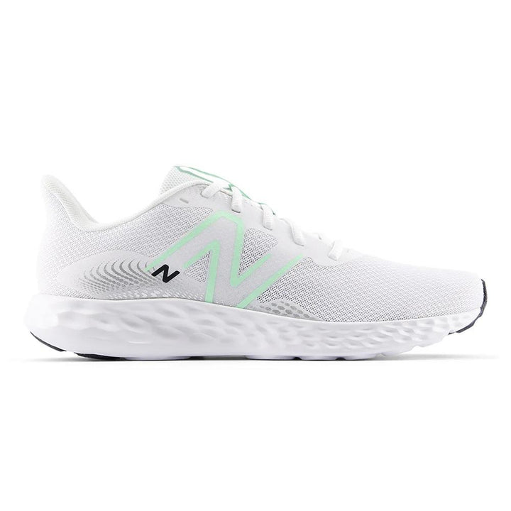 Men's Wide Fit New Balance M411RN3 Running Trainers in White - Image 1