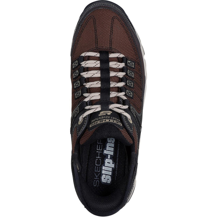 Men's Wide Fit Skechers 237622 Slip-ins Summits At Trainers in Black/Charcoal - Image 1