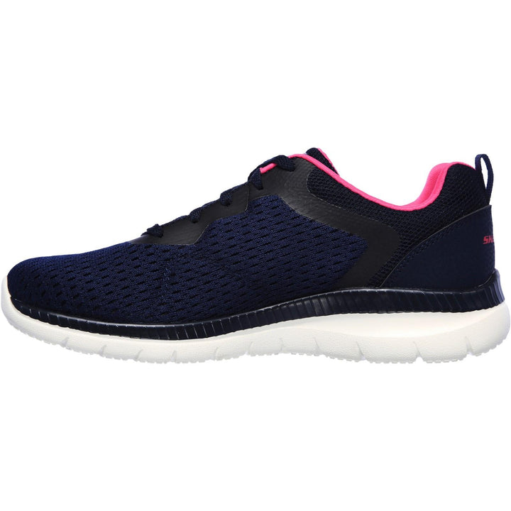 Women's Wide Fit Skechers 12607 Bountiful Quick Path Trainers in Black - Image 1