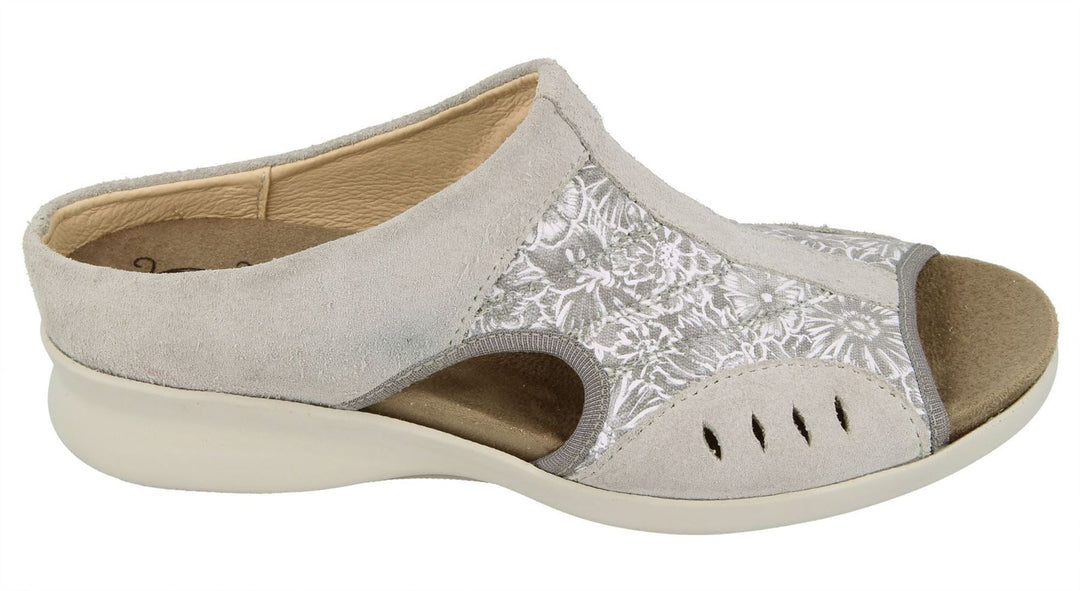 Womens Wide Fit DB Octavia Sandals in Navy - Image 2